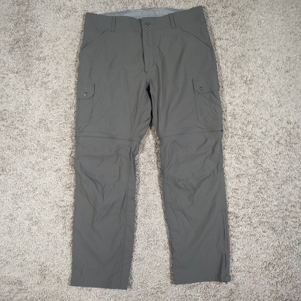 Kuhl Men’s 36x30 Renegade Convertible Zip Off Pants Cargo Stretch Brown